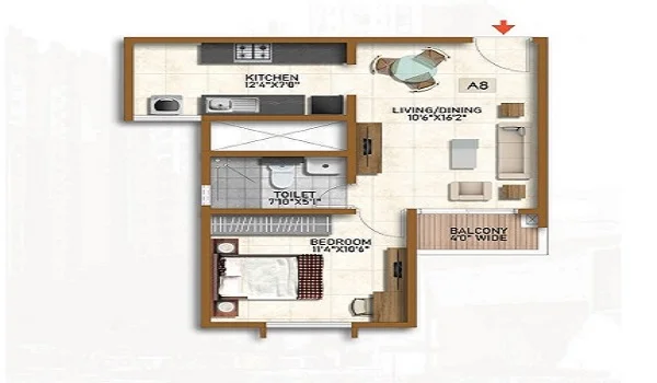 Featured Image of 1 Bhk Floor Plan