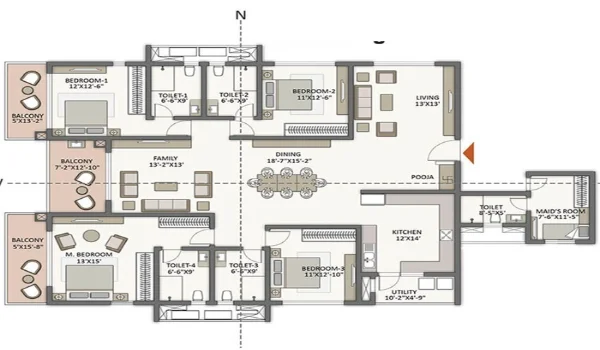 Featured Image of 3 Bhk Floor Plan
